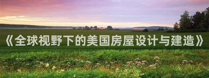 多多28提现多久到账：《全球视野下的美国房屋设计与建造》